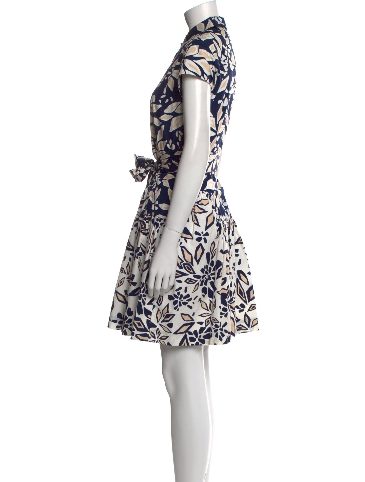 Diane von Furstenberg Floral Print Mini Dress