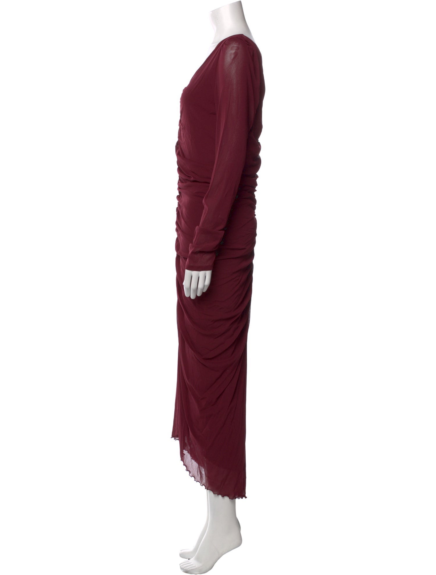 Diane von Furstenberg V-Neck Long Dress