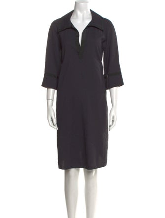 Diane von Furstenberg V-Neck Mini Dress