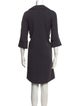 Diane von Furstenberg V-Neck Mini Dress
