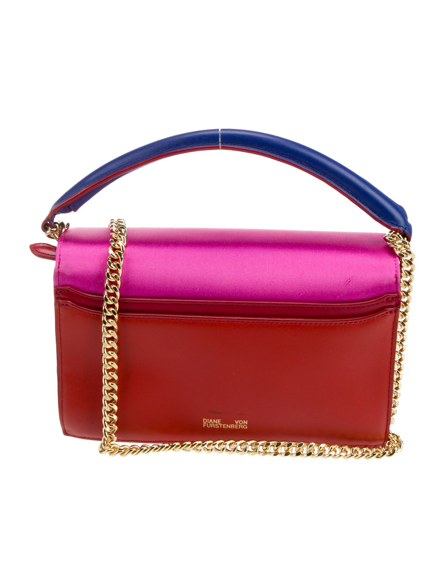 Diane von Furstenberg Satin Evening Bag