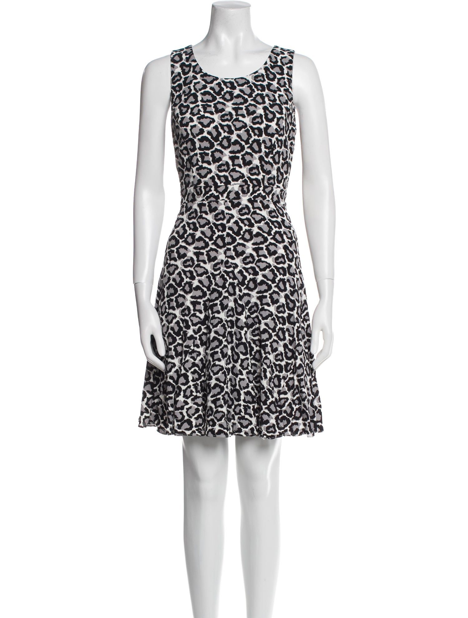 Diane von Furstenberg Animal Print Mini Dress