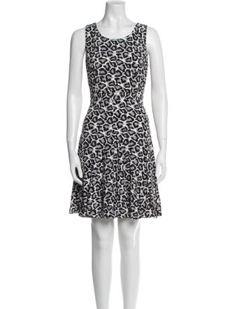 Diane von Furstenberg Animal Print Mini Dress