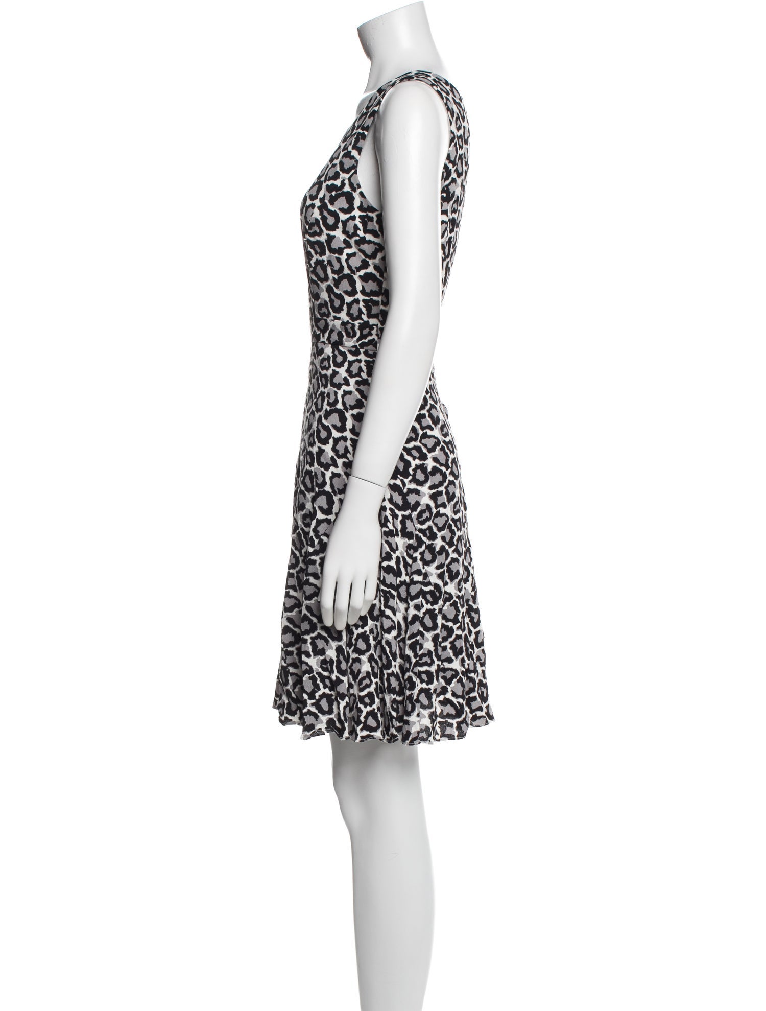 Diane von Furstenberg Animal Print Mini Dress