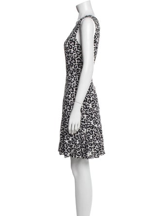 Diane von Furstenberg Animal Print Mini Dress