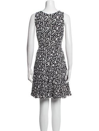Diane von Furstenberg Animal Print Mini Dress