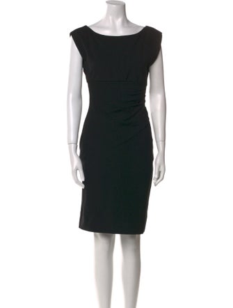 Diane von Furstenberg Bateau Neckline Knee-Length Dress