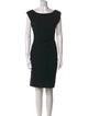 Diane von Furstenberg Bateau Neckline Knee-Length Dress