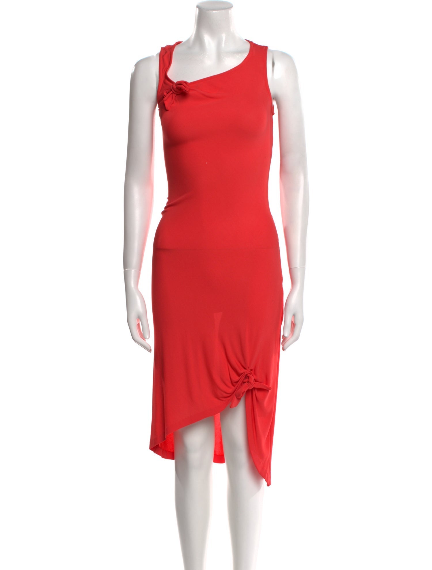 Diane von Furstenberg Asymmetrical Midi Length Dress