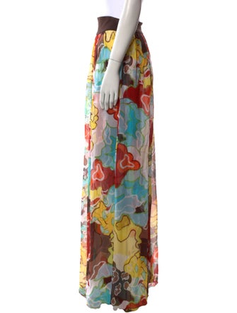 Diane von Furstenberg Silk Long Skirt