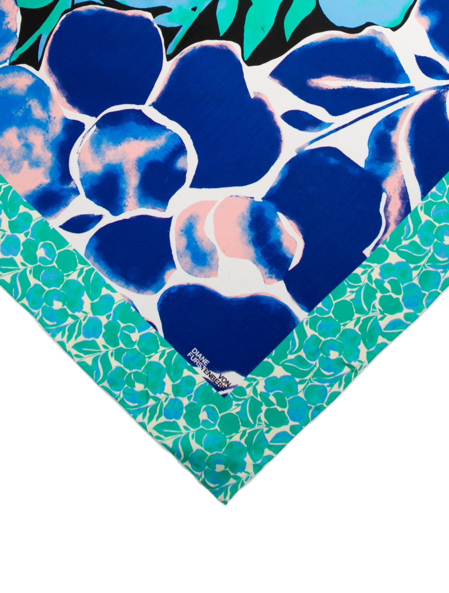 Diane von Furstenberg Escorial Wool Floral Print Scarf