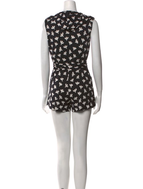 Diane von Furstenberg Silk Printed Romper