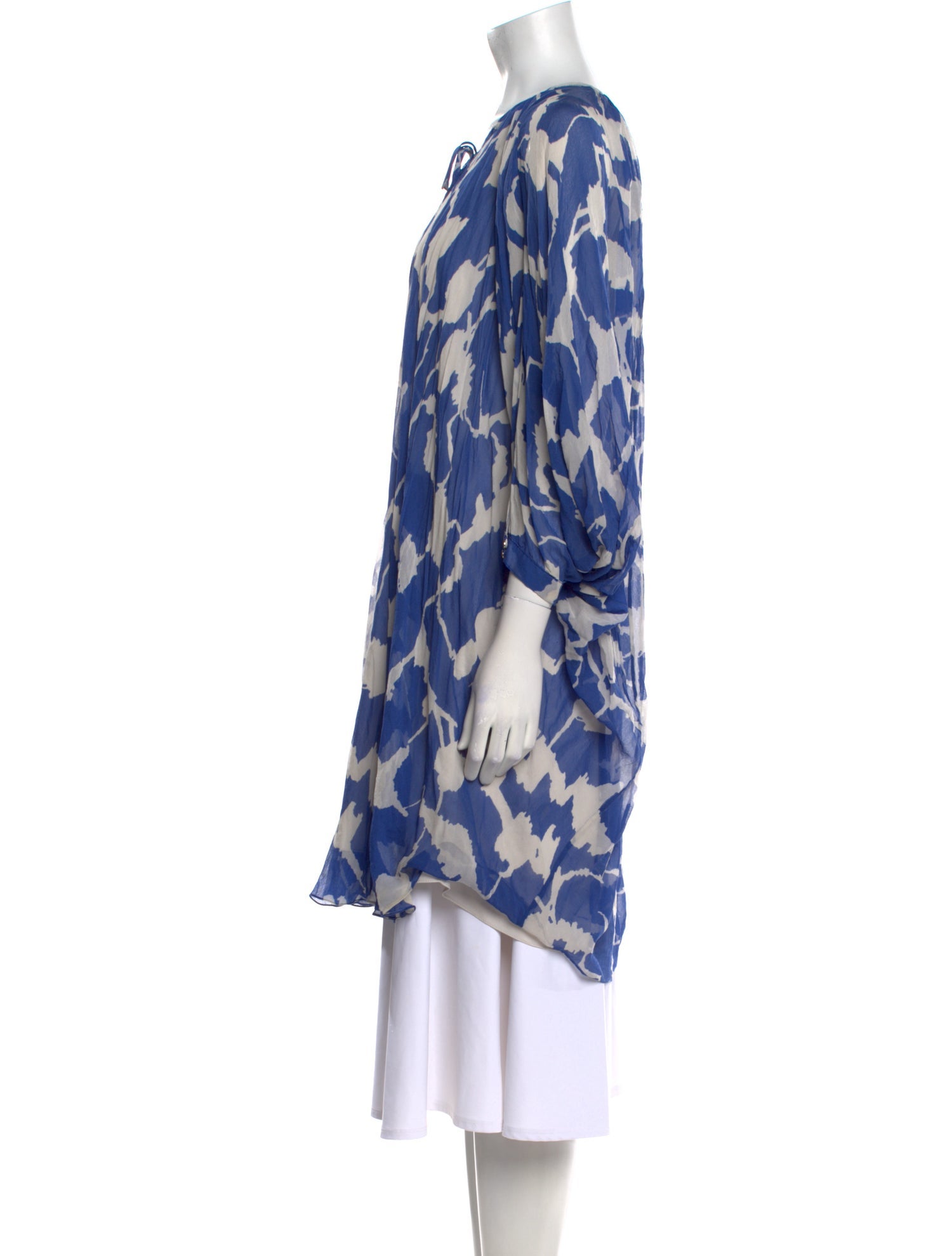 Diane von Furstenberg Silk Printed Tunic