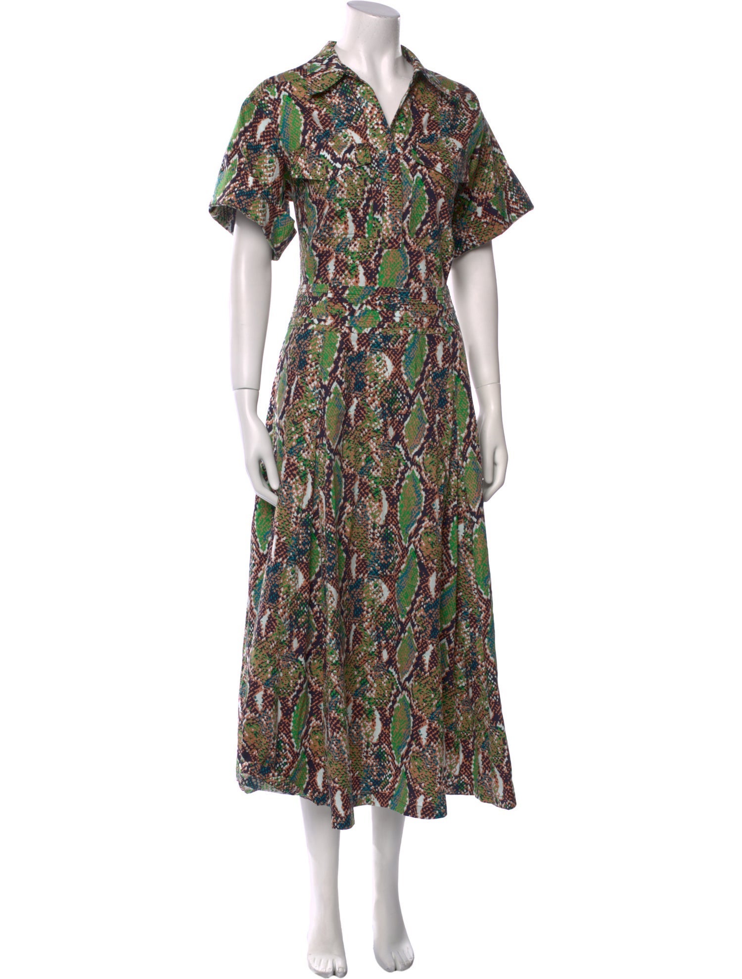 Diane von Furstenberg Printed Long Dress