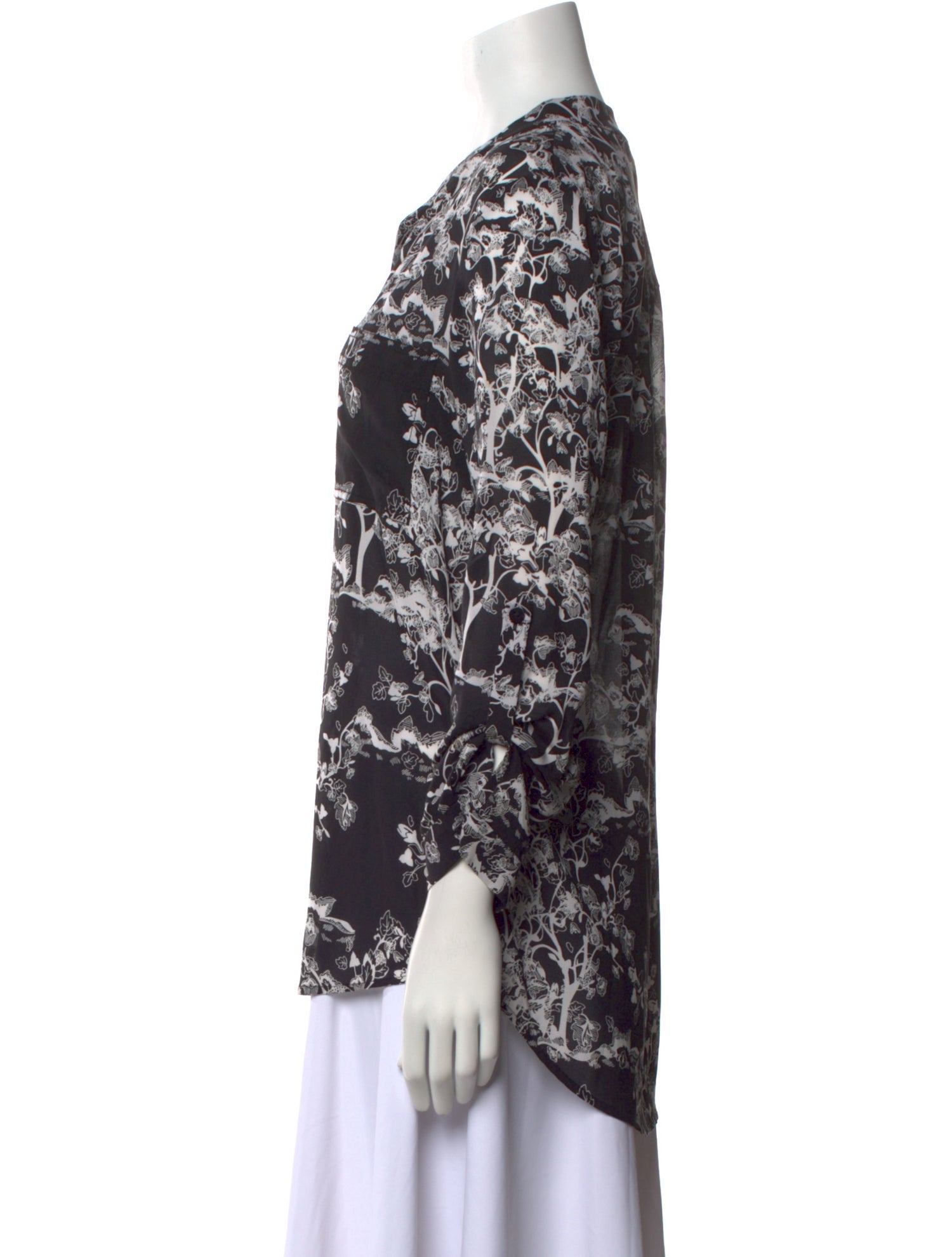 Diane von Furstenberg Silk Printed Blouse