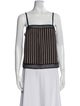 Diane von Furstenberg Silk Striped Top