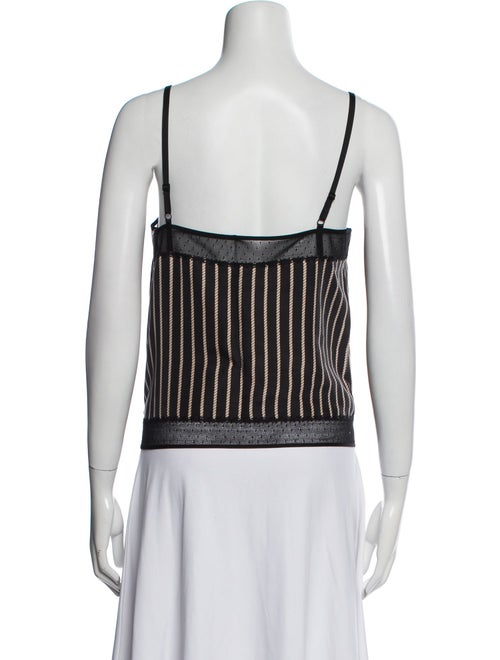Diane von Furstenberg Silk Striped Top