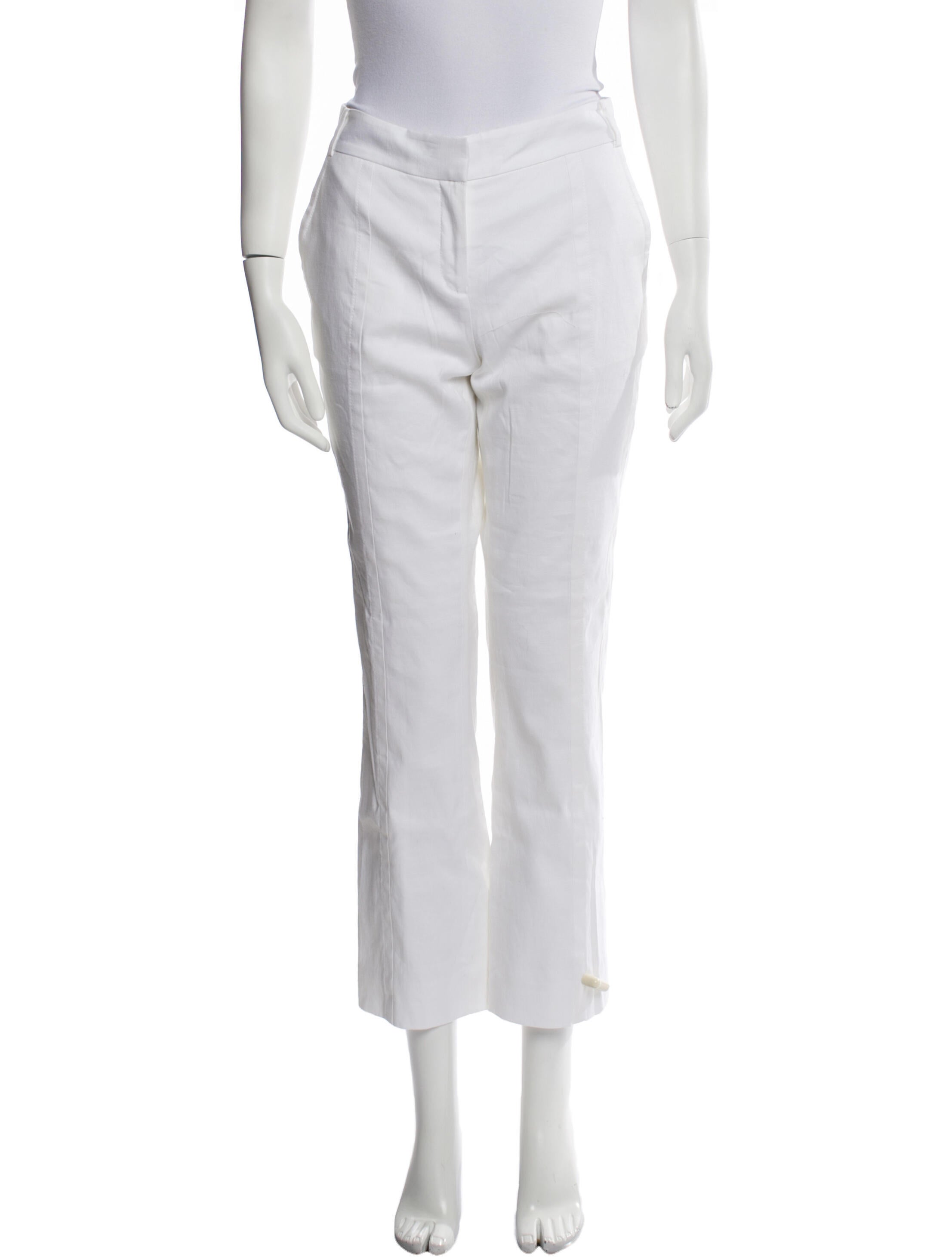 Diane von Furstenberg Linen Straight Leg Pants w/ Tags
