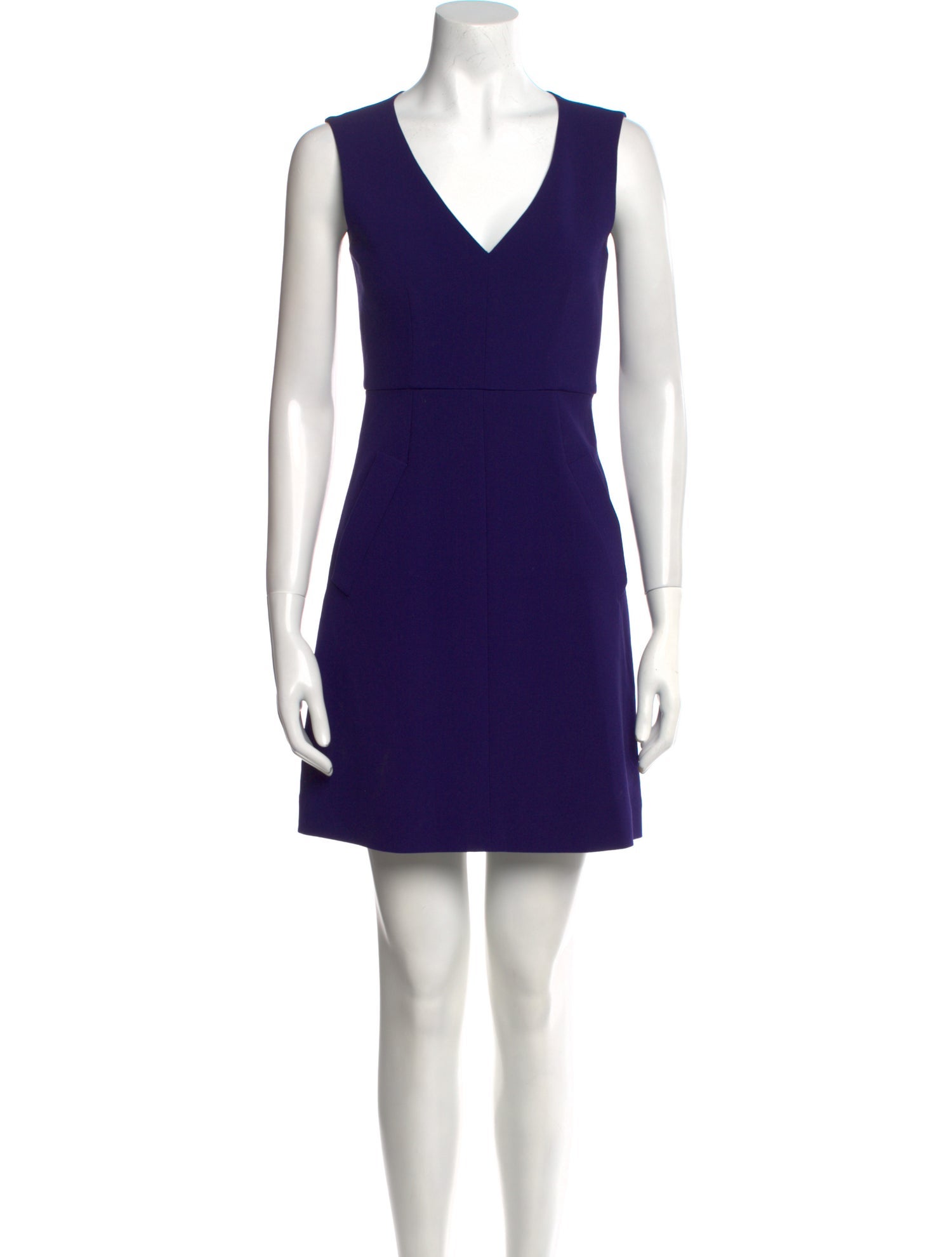 Diane von Furstenberg V-Neck Mini Dress