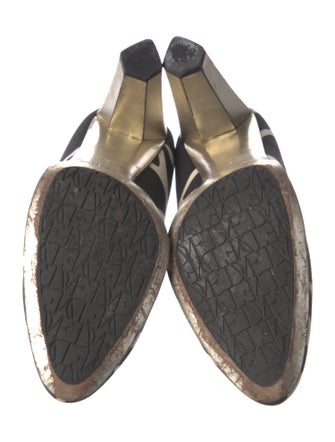Diane von Furstenberg Canvas Animal Print Pumps