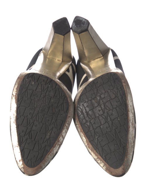 Diane von Furstenberg Canvas Animal Print Pumps