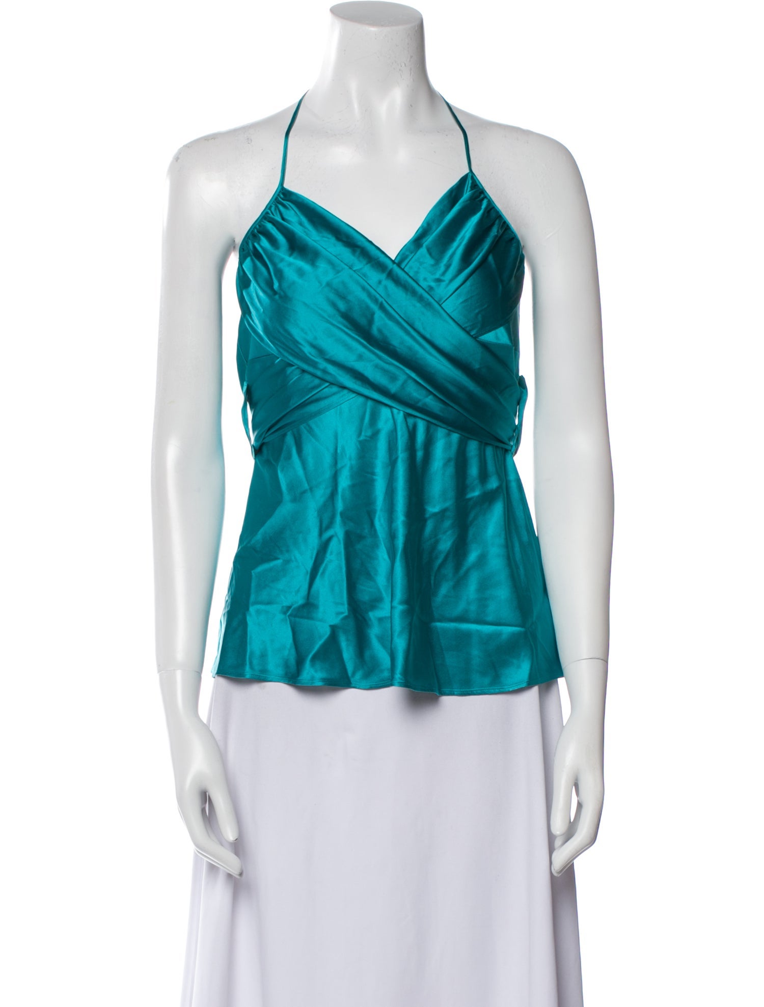 Diane von Furstenberg Silk Halterneck Blouse