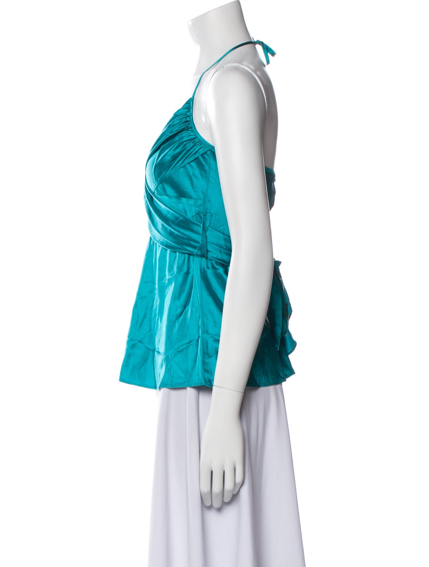 Diane von Furstenberg Silk Halterneck Blouse