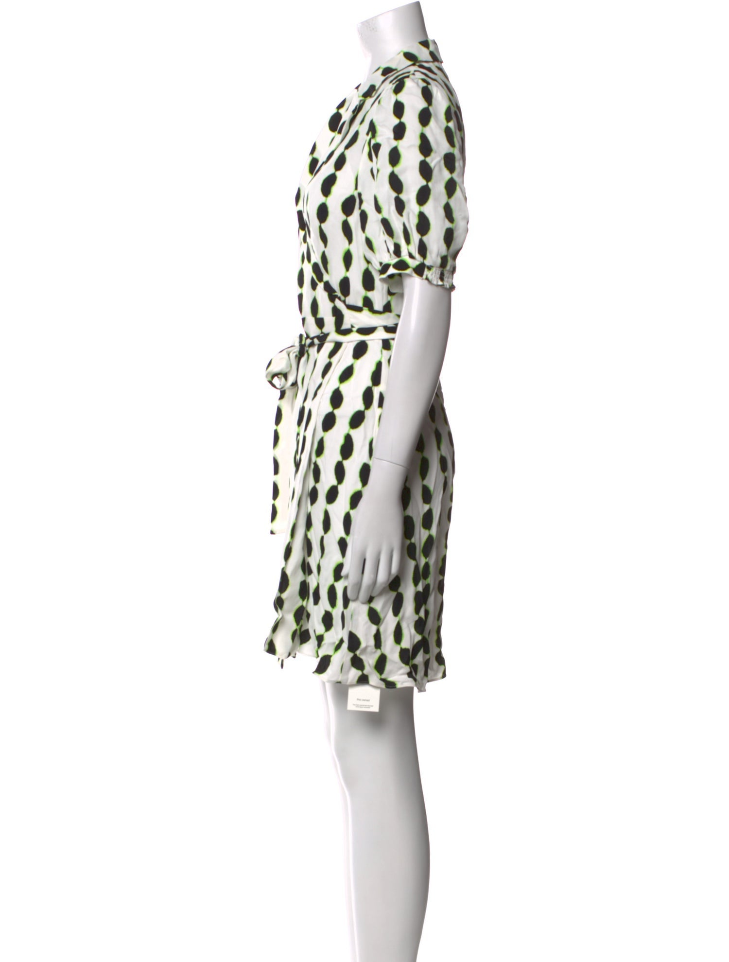 Diane von Furstenberg Polka Dot Print Mini Dress