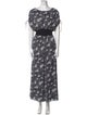 Diane von Furstenberg Printed Scoop Neck Jumpsuit