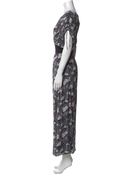 Diane von Furstenberg Printed Scoop Neck Jumpsuit