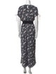 Diane von Furstenberg Printed Scoop Neck Jumpsuit