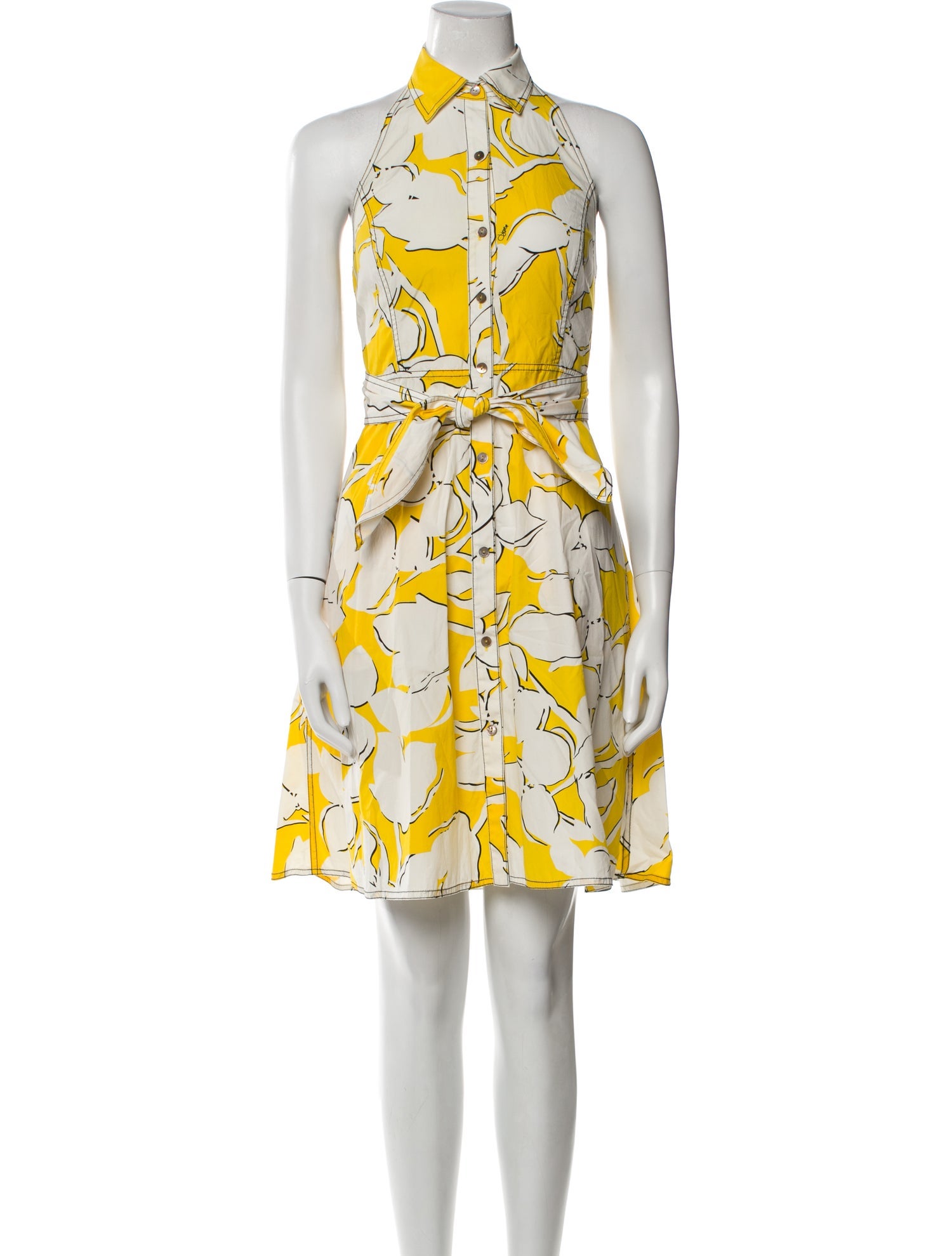 Diane von Furstenberg Printed Knee-Length Dress