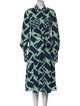 Diane von Furstenberg Printed Midi Length Dress