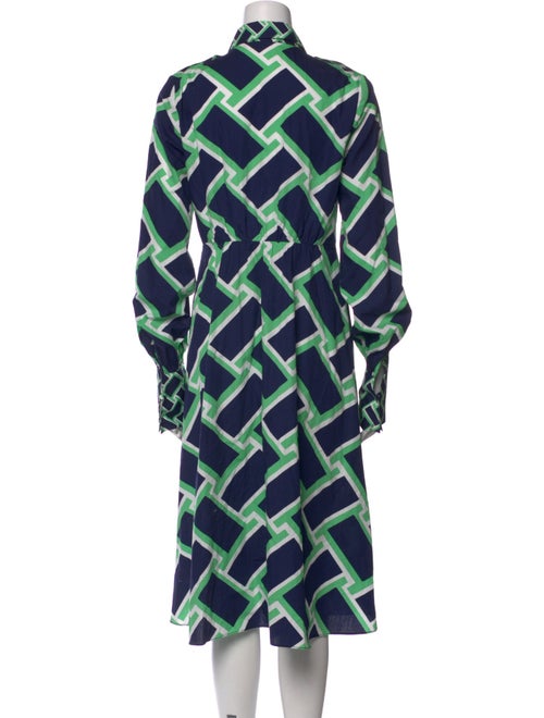 Diane von Furstenberg Printed Midi Length Dress