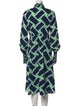 Diane von Furstenberg Printed Midi Length Dress