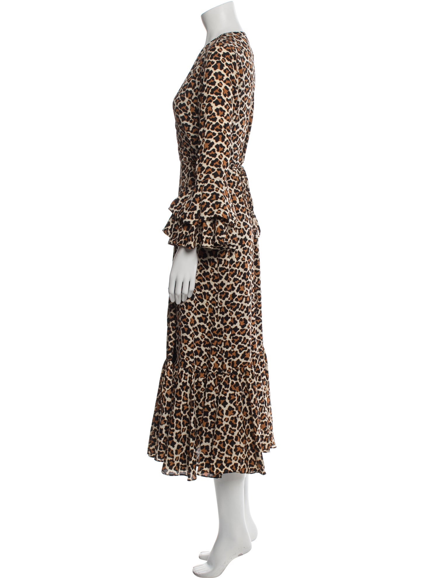Diane von Furstenberg Animal Print Long Dress