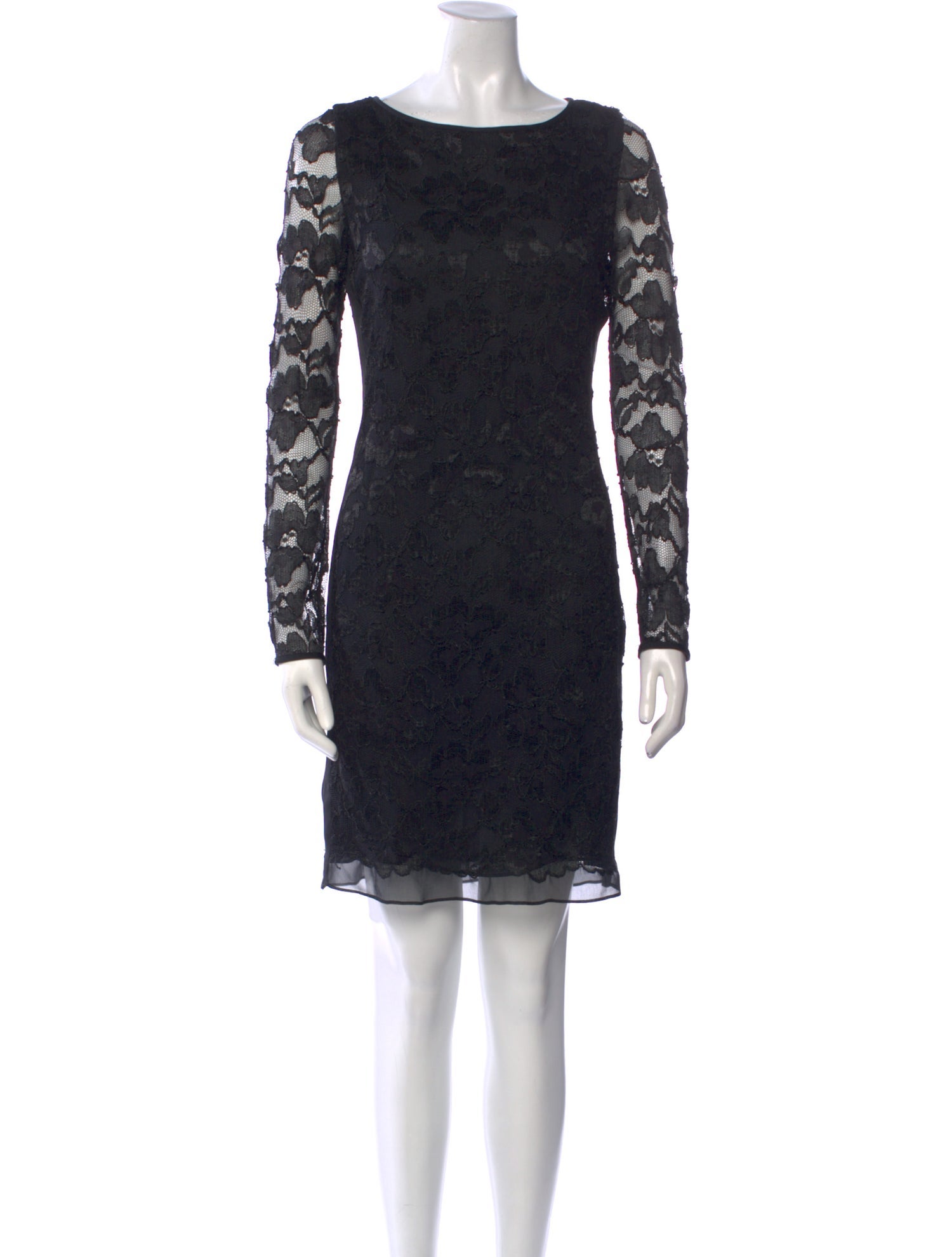 Diane von Furstenberg Lace Pattern Mini Dress