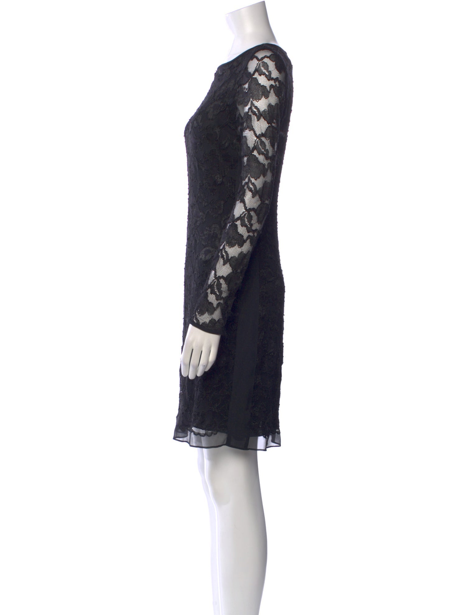 Diane von Furstenberg Lace Pattern Mini Dress