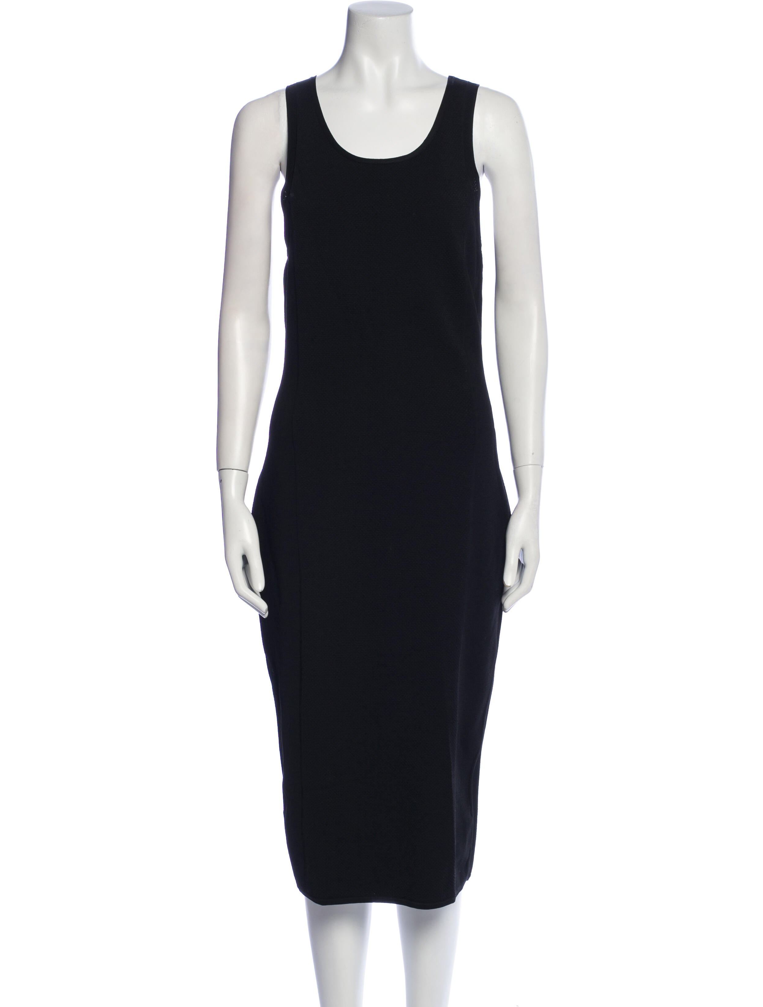 Diane von Furstenberg Scoop Neck Midi Length Dress