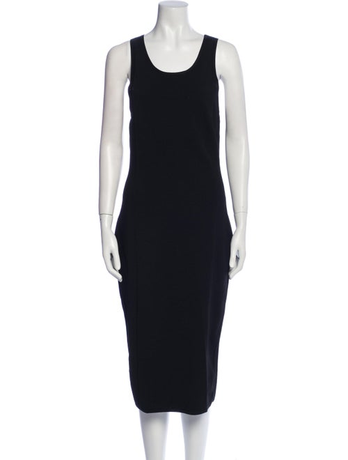 Diane von Furstenberg Scoop Neck Midi Length Dress