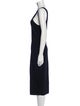 Diane von Furstenberg Scoop Neck Midi Length Dress