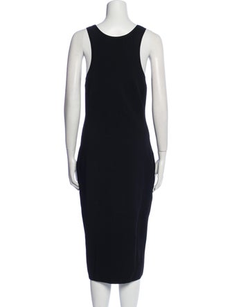 Diane von Furstenberg Scoop Neck Midi Length Dress