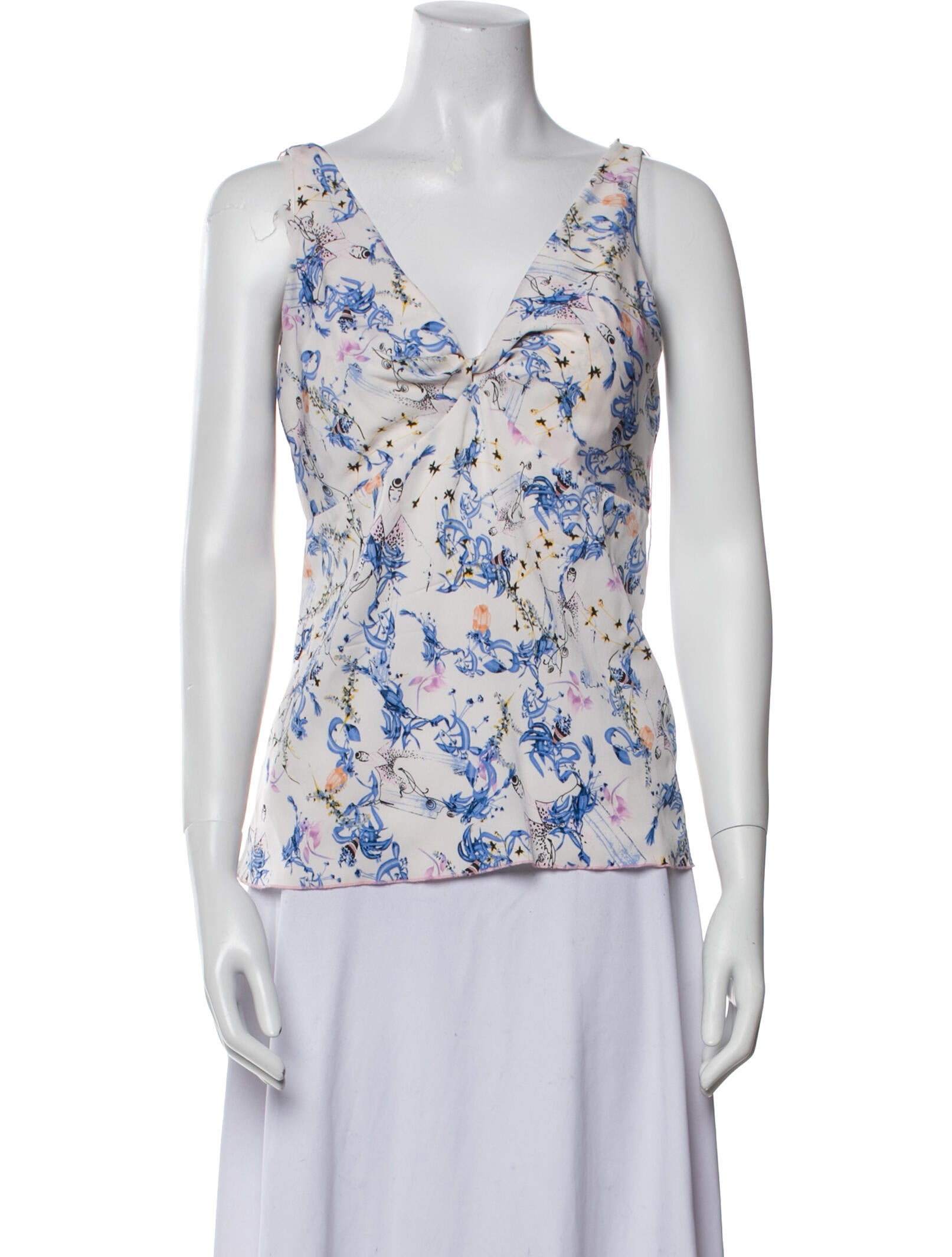 Diane von Furstenberg Silk Printed Top