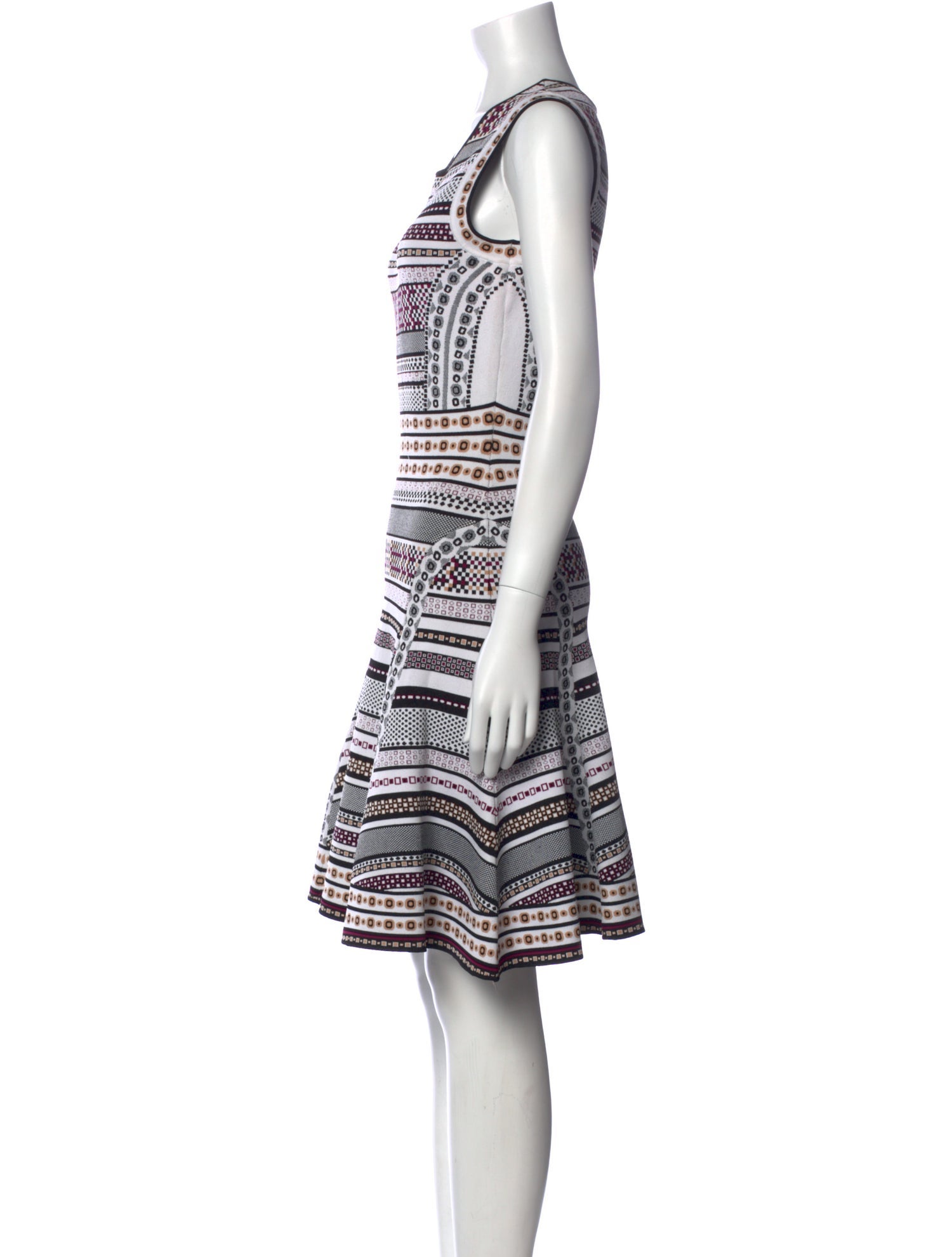 Diane von Furstenberg Striped Mini Dress