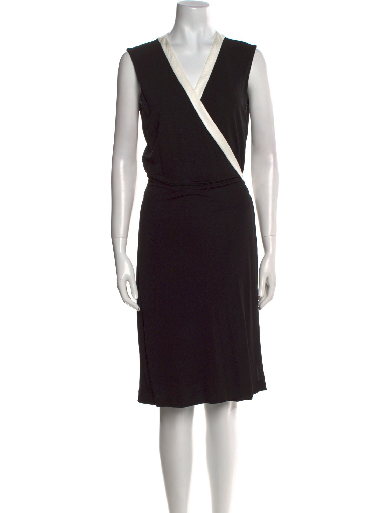 Diane von Furstenberg V-Neck Knee-Length Dress