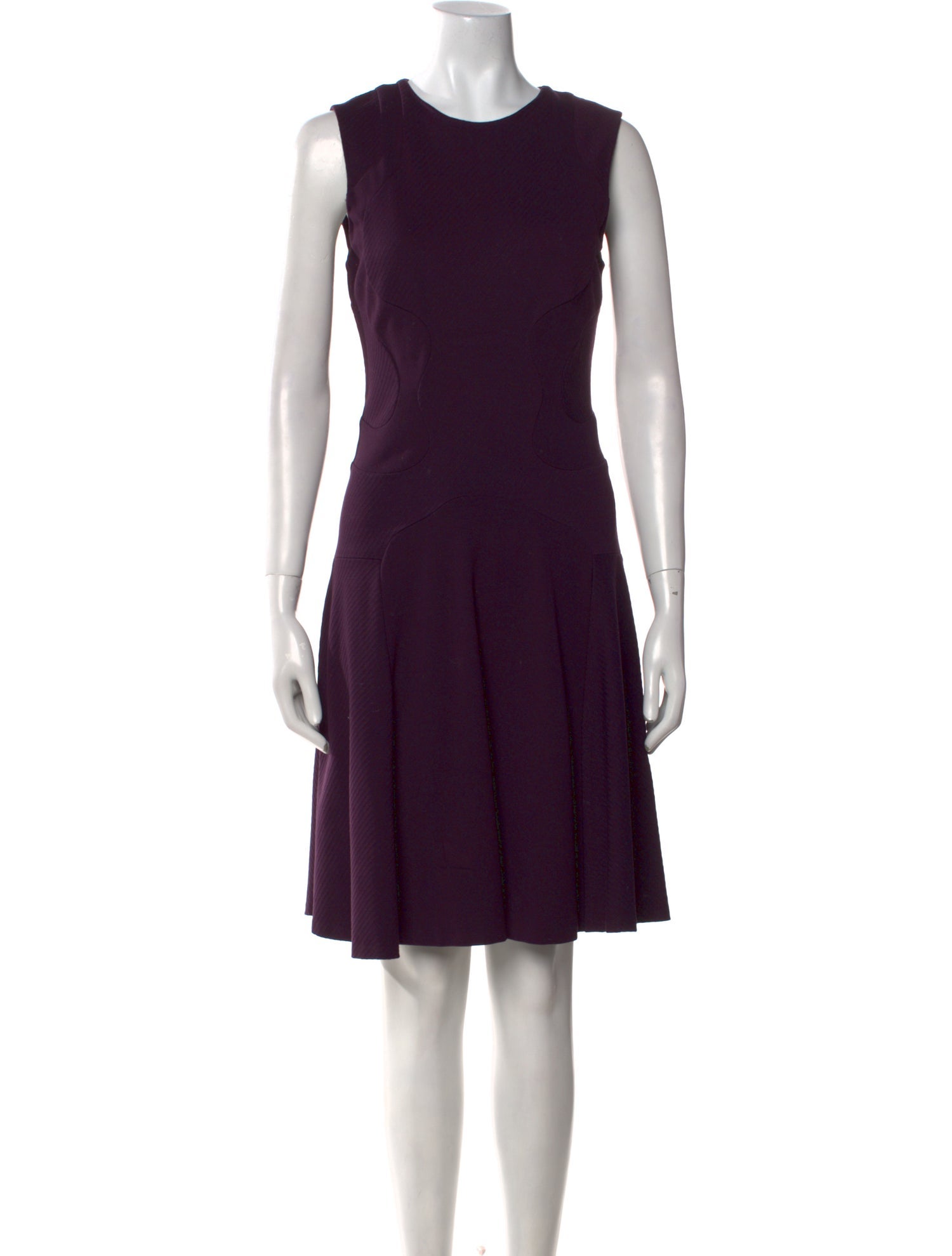 Diane von Furstenberg Crew Neck Knee-Length Dress