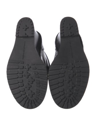 Diane von Furstenberg Leather Lace-Up Boots