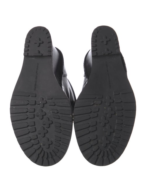 Diane von Furstenberg Leather Lace-Up Boots