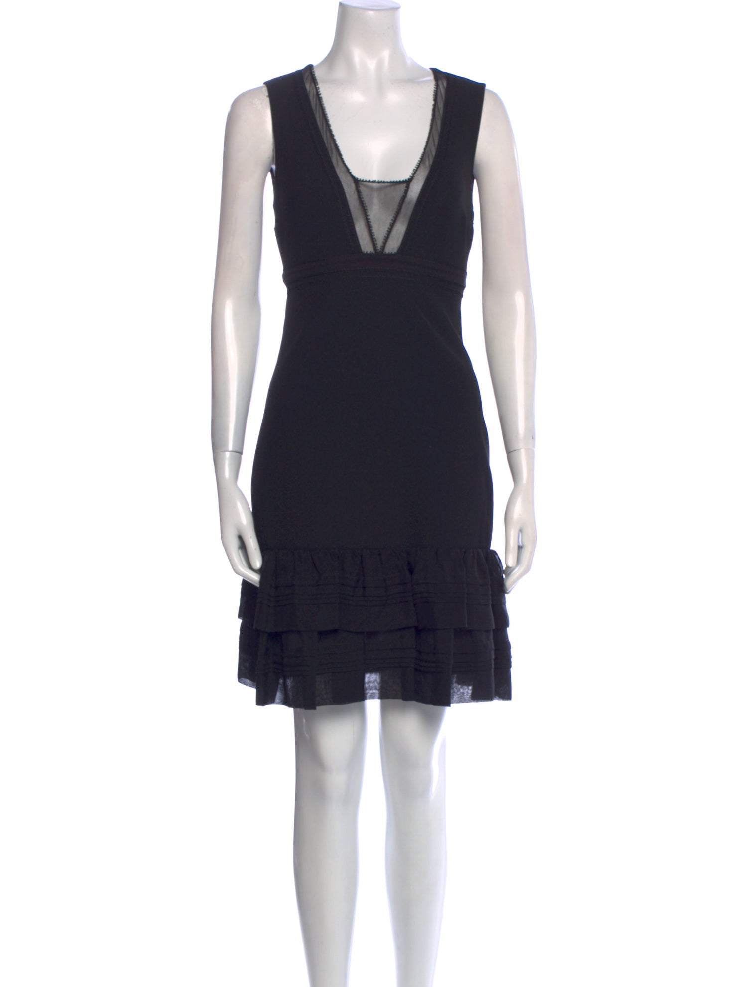 Diane von Furstenberg V-Neck Mini Dress