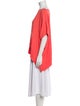 Diane von Furstenberg Bateau Neckline Short Sleeve Blouse